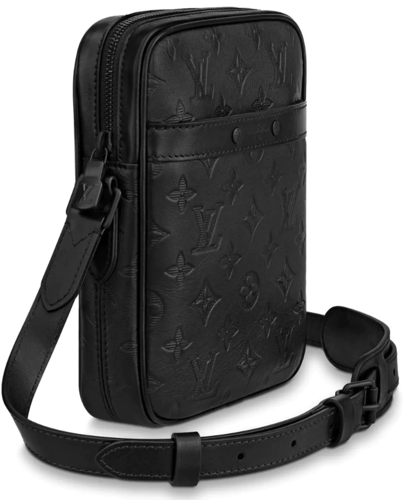 【ルイヴィトン】NEW!シャドーブラック☆スリムバッグDANUBE