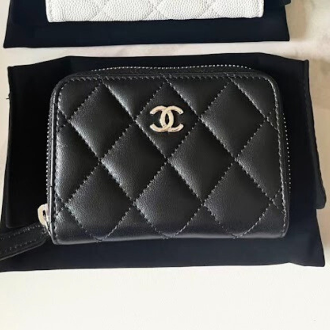 【定番&大人気♪】CHANEL ジップコインパース 折りたたみ財布