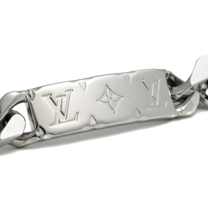 国内即発 Louis Vuitton LV チェーンブレスレット モノブラム