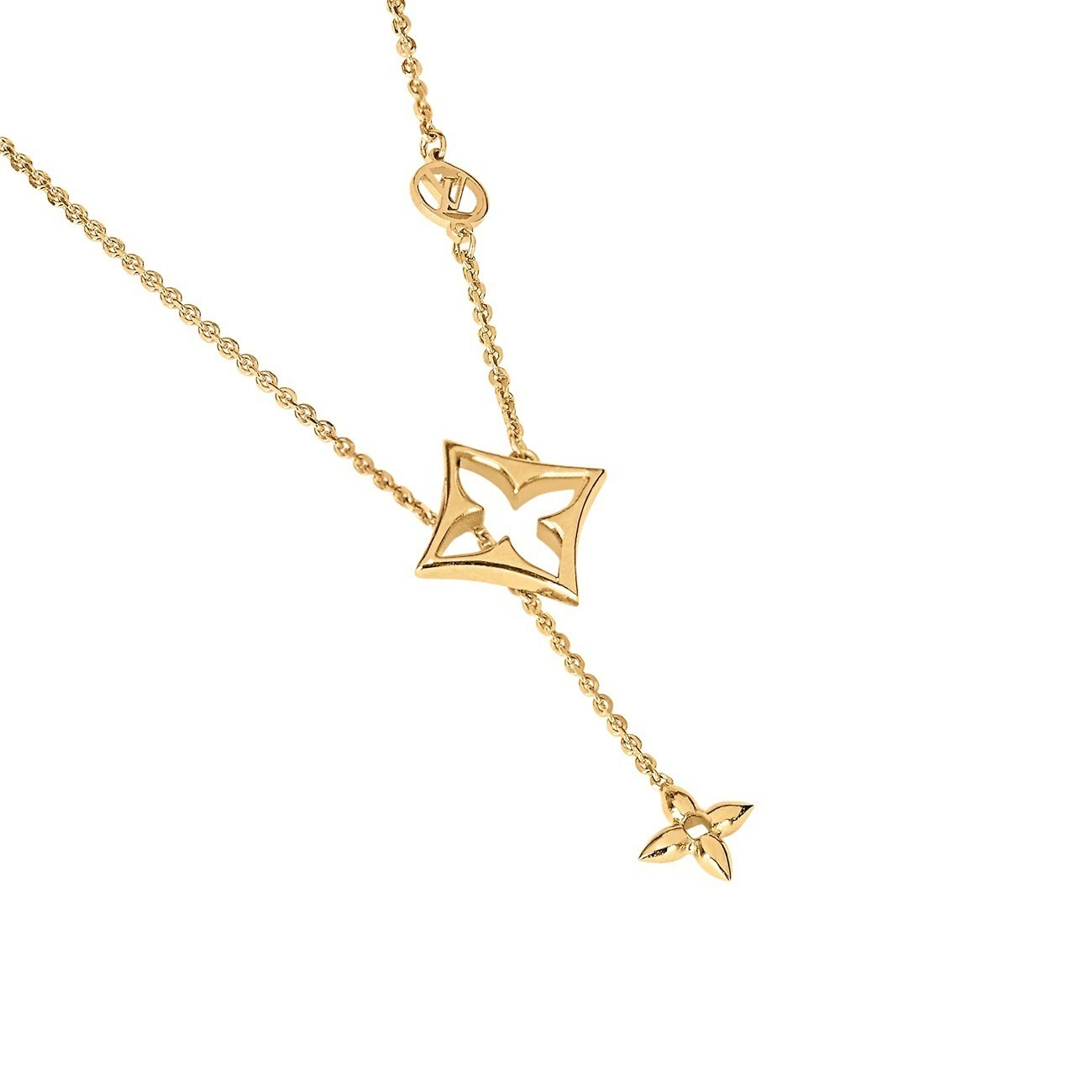 今季新作*LVロゴフラワーグラムゴールドネックレス M01234