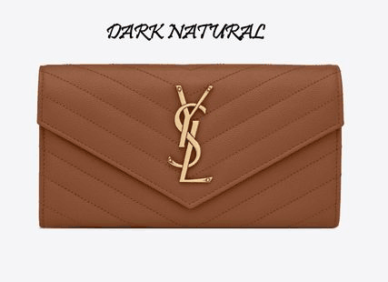 【Saint Laurent】定番！モノグラム キルティングレザー 長財布