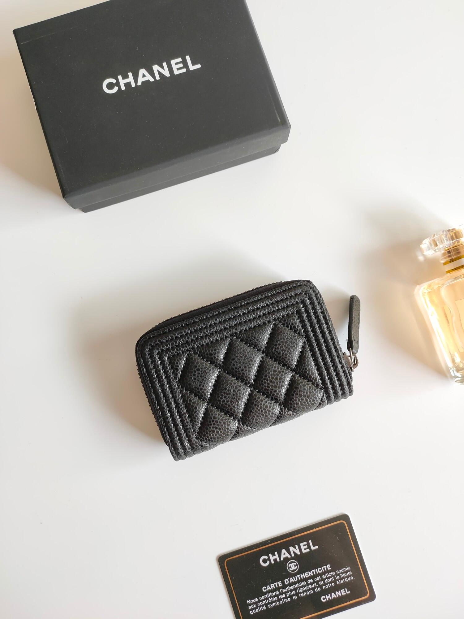 CHANEL☆BOY CHANEL ジップ ウォレット