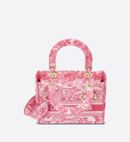 追跡付き発送【Dior】LADY D-LITE ミディアムバッグ