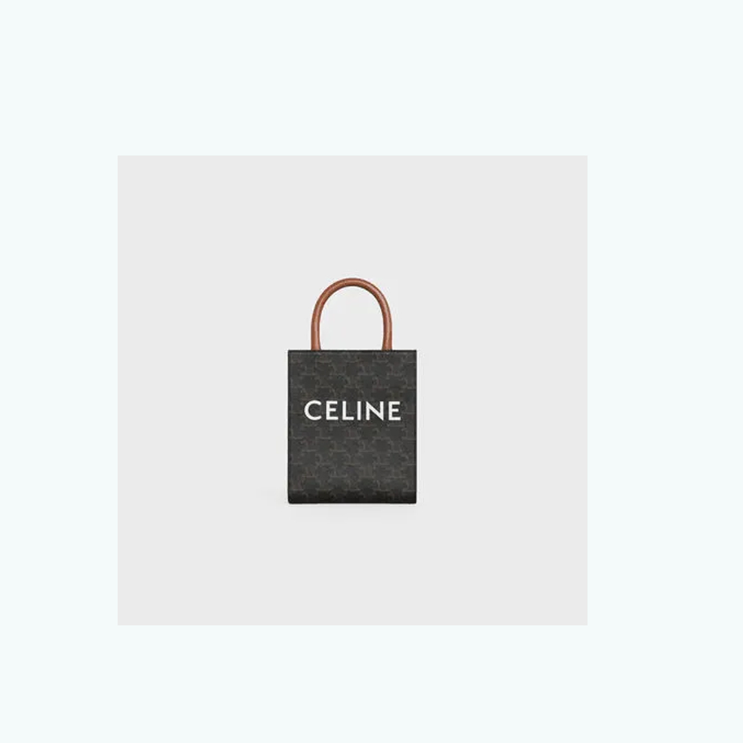 ◆国内発送◆【CELINE】ミニバーティカル カバ ２way キャンバス