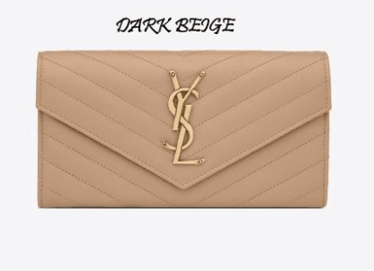 【Saint Laurent】定番！モノグラム キルティングレザー 長財布