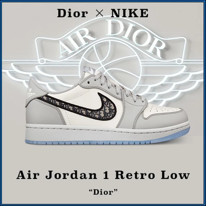 【送料無料】【正規品】DIOR/Air Jordan 1 Low OG Retro DiorJordan 1 【代金引換】