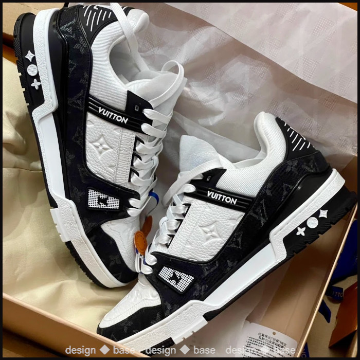 ◆人気を誇る1足【 LV 】LV トレイナー・ライン スニーカー