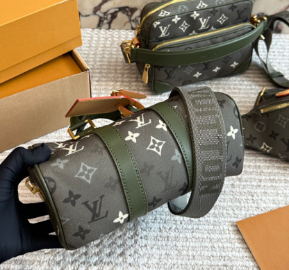 新色カーキモノグラム★ LV キーポル ショルダーバッグ 25