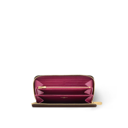 【新品】 ルイヴィトン 新作 ジッピーウォレット モノグラム レッド系 ラウンドファスナー長財布 おしゃれ かわいい かっこいい ロゴ柄 大人 高級 ペア 夫婦 カップル 記念日