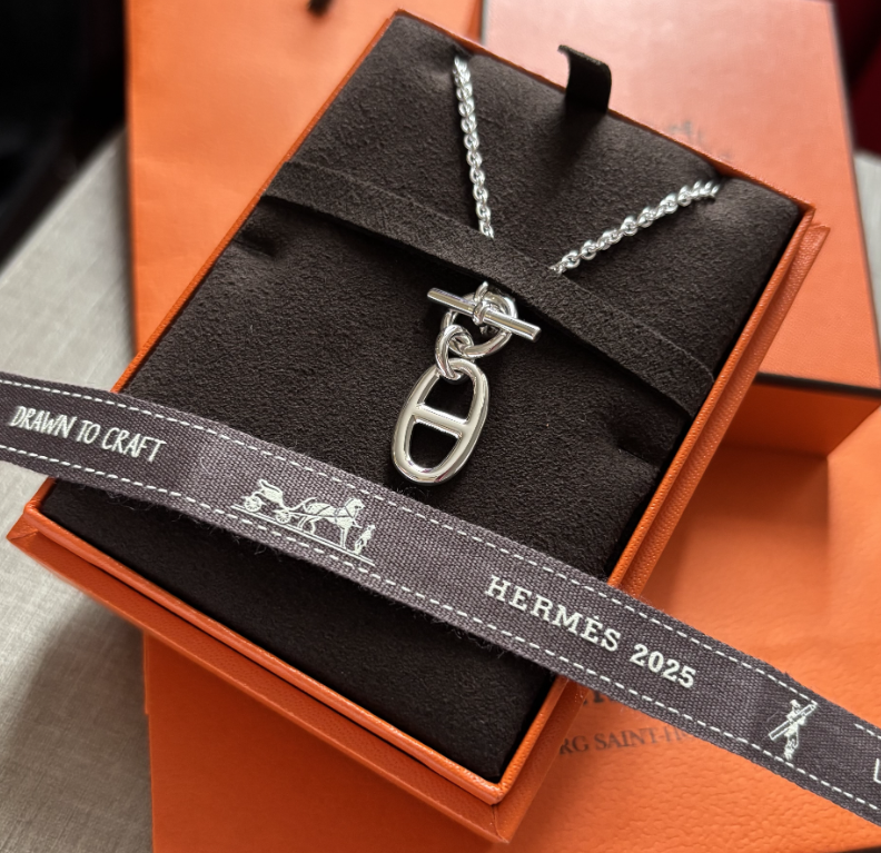 大人気で入手困難【HERMES】シェーヌダンクル ネックレス