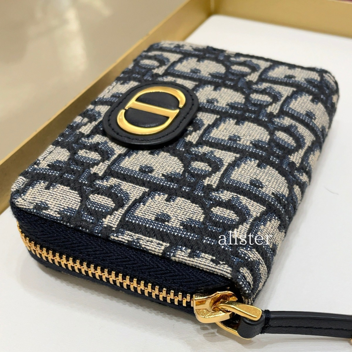 【DIOR】ディオール オブリーク ラウンドジップ コインケース