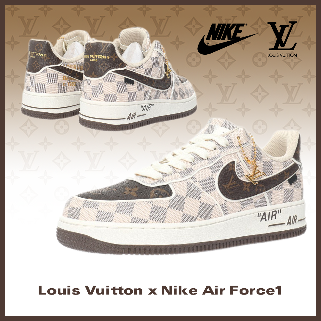 【日本未入荷】♪超入手困難Louis Vuitton x Nike Air Force1【本物保証】【代金引換】