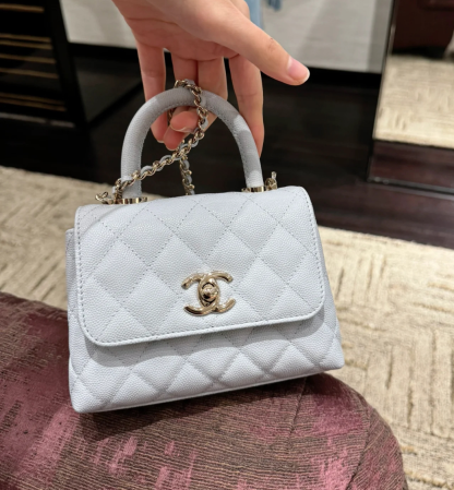 CHANEL《Newサイズ希少》シャネル ココハンドル 14.5