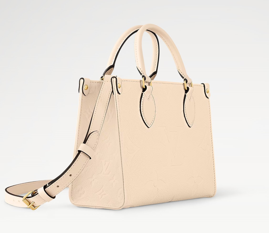 使いやすいサイズ♪ Louis Vuitton オンザゴー PM 3色