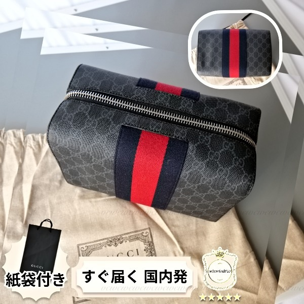 【完売必至】グッチ シンプルだけど存在感あり♪クラッチバッグ