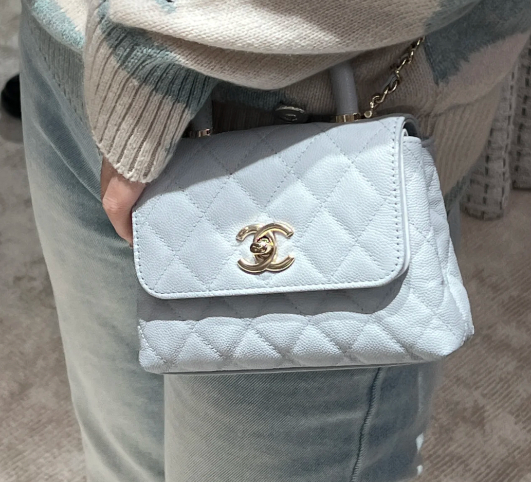 CHANEL《Newサイズ希少》シャネル ココハンドル 14.5