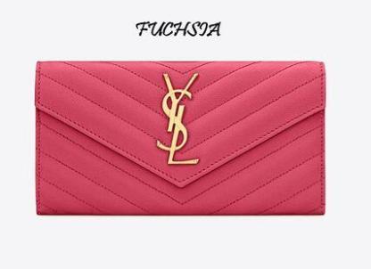 【Saint Laurent】定番！モノグラム キルティングレザー 長財布