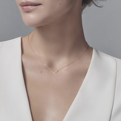 定番人気【Tiffany&Co】ネックレス Ｔコレクション ゴールド