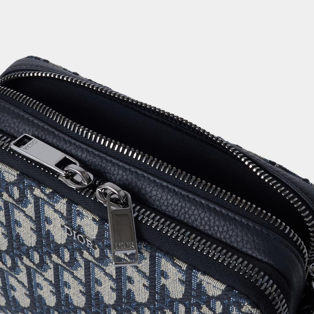 【ディオール】オブリークジャカード ショルダーバッグ 国内直営