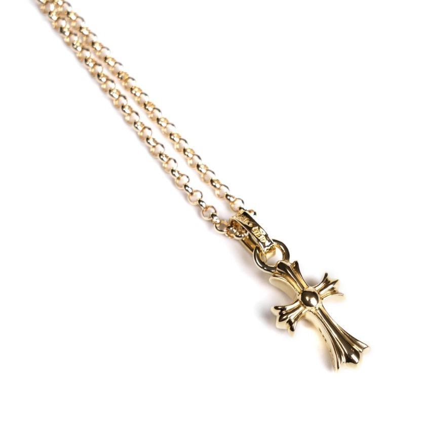 ★Chrome Hearts★22K★Baby Fat Cross チャームネックレス