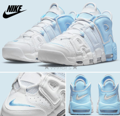 【七夕のプレゼント】Nike Air More Uptemppoホワイトブルー