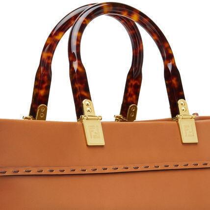 国内即発☆FENDI サンシャイン ミディアム トート バッグ レザー