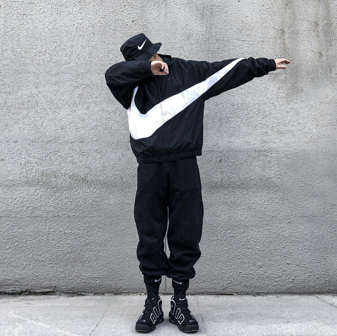 【七夕のプレゼント】权志龙同款--ナイキエアモア復刻オリジナルOG白黒配色