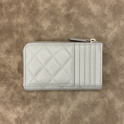 国内即発 CHANEL フラグメントケース キャビア ミニ財布