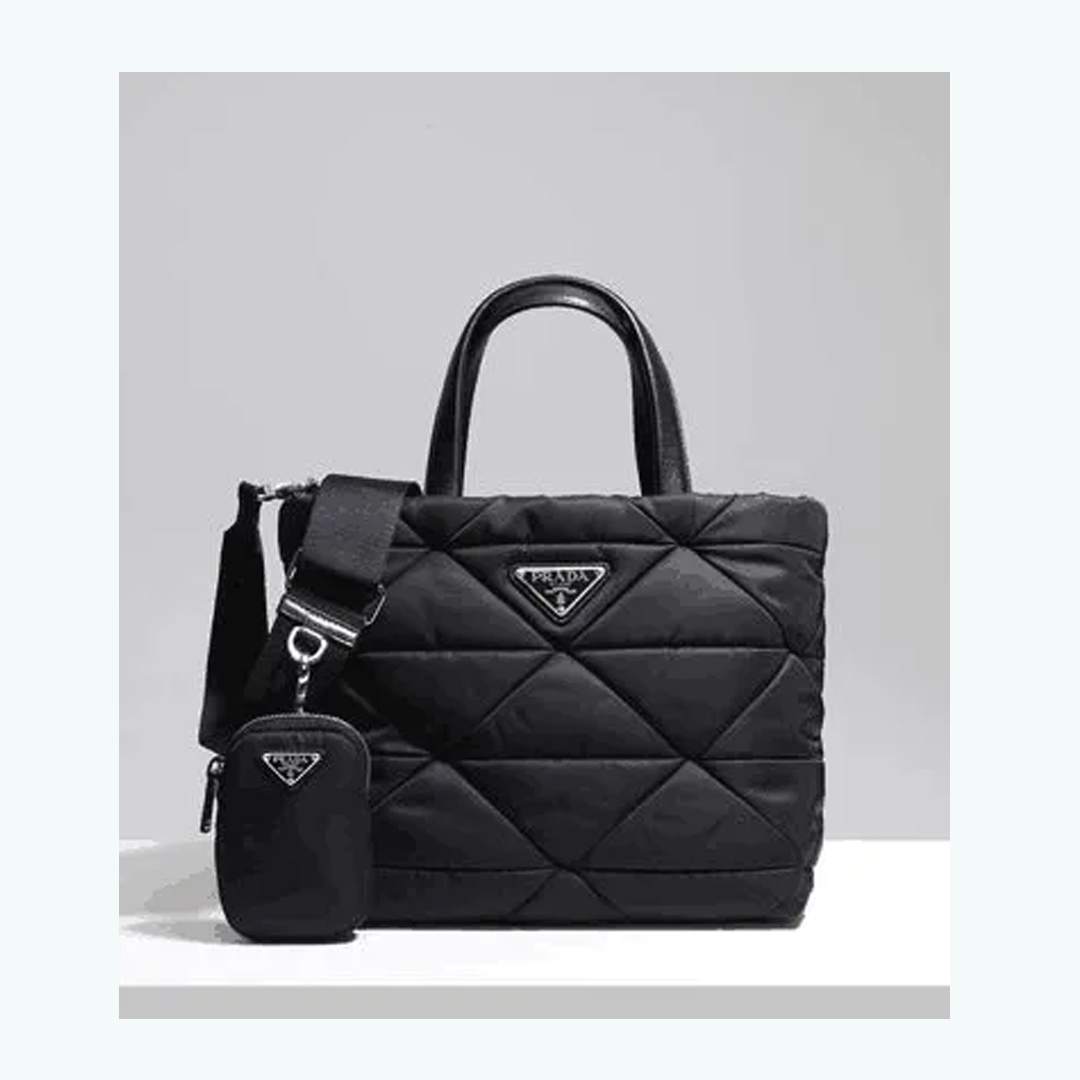 関税負担なし☆PRADA プラダ パデッドナイロン トートバッグ