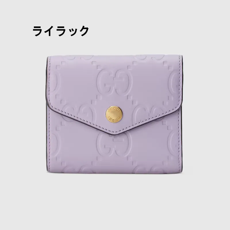 国内即発【GUCCI】GG ミディアム ウォレット 三つ折り 可愛い