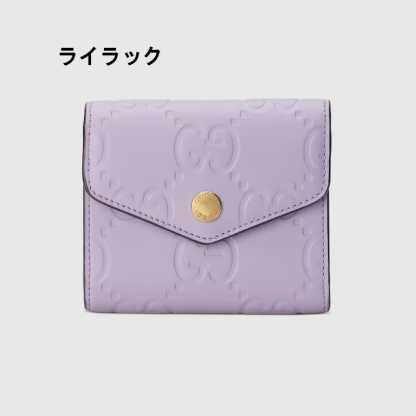 国内即発【GUCCI】GG ミディアム ウォレット 三つ折り 可愛い