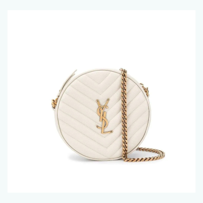 SAINT LAURENT サンローラン バッグ ヴィニル モノグラム チェーンショルダー ショルダーバッグ レザー