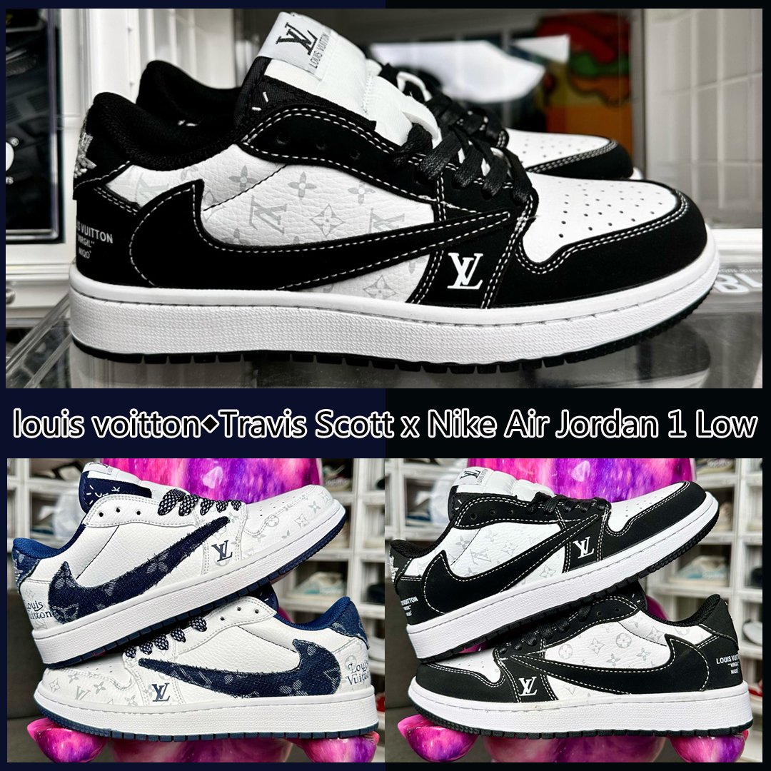 ◆正規品louis voitton◆Travis Scott x Nike Air Jordan 1 Low 送料無料
