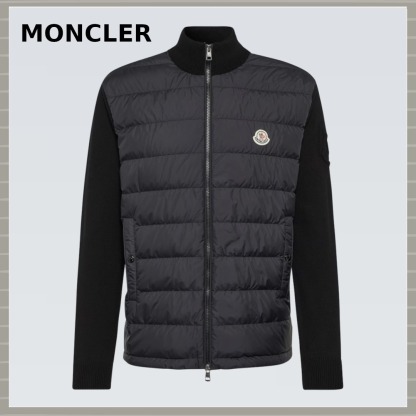 【MONCLER】ダウンパディング入り カーディガン