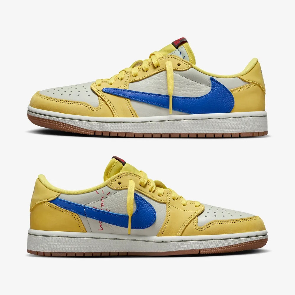【ナイキ】Nike Jordan 1 x Travis Scott Low Canaryカナリー