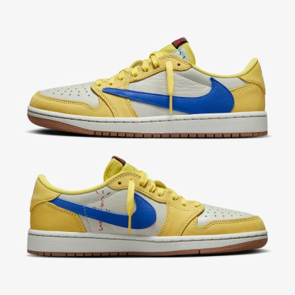 【ナイキ】Nike Jordan 1 x Travis Scott Low Canaryカナリー
