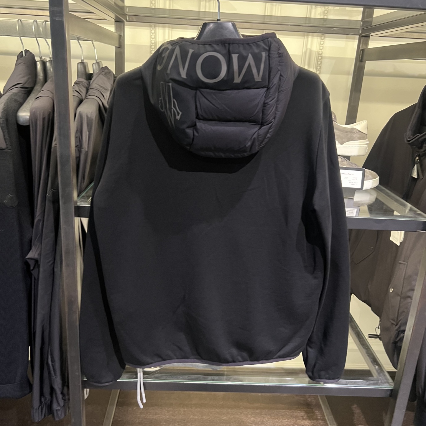 【MONCLER】セール！ZIP UP カーディガン ブラック