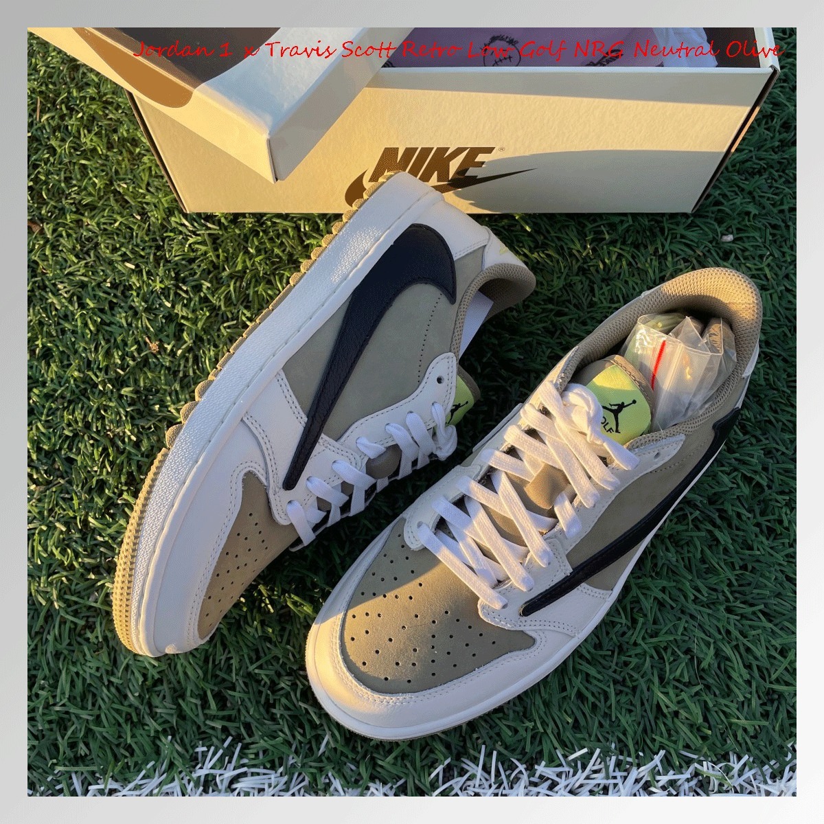 【Travis Scott × Air Jordan 1 Low Golf NRG】コラボ最新作はゴルフ仕様！グローバル限定版、完売必至のトレンドになる！