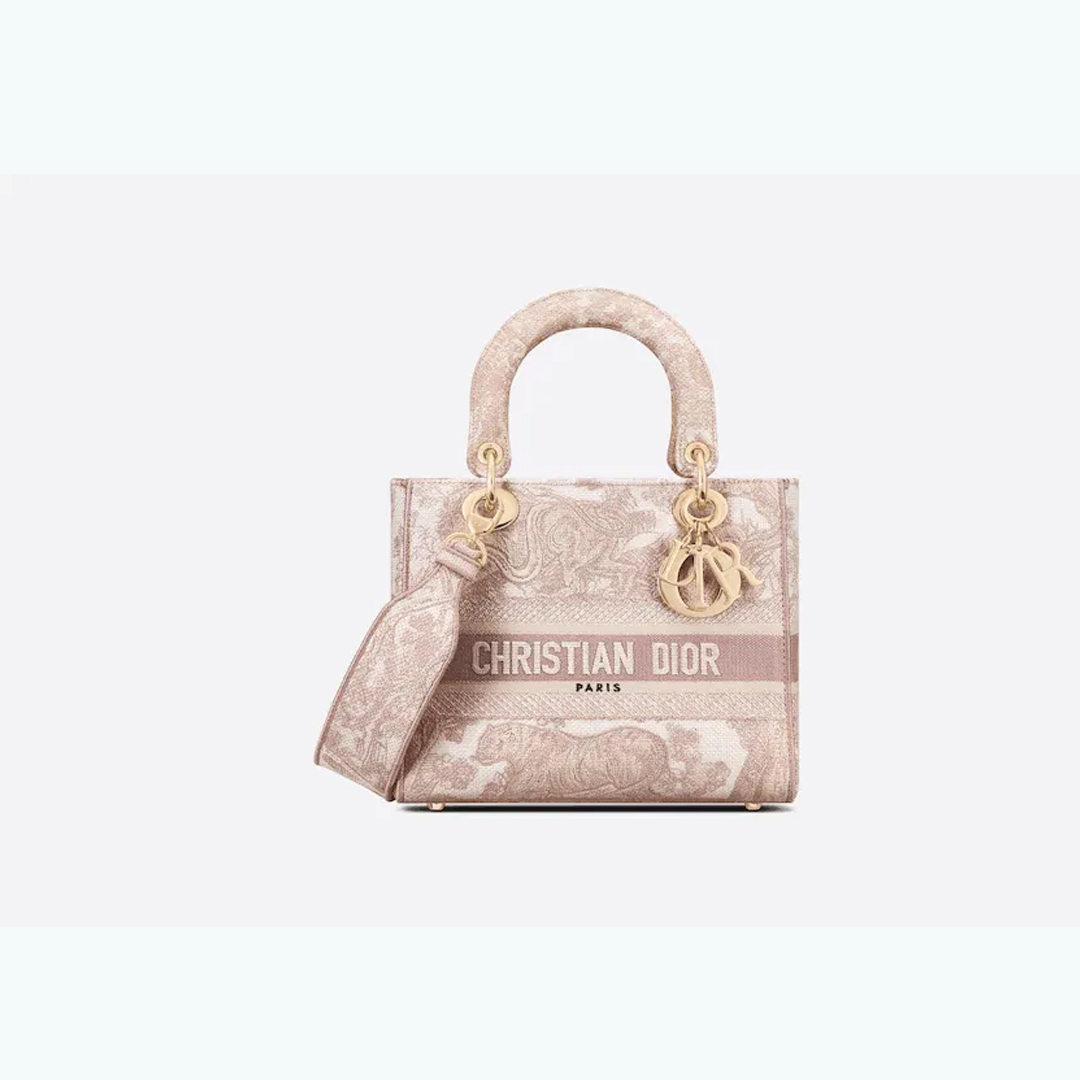 【Dior】2種類★LADY D-LITE ミディアムバッグ★M0565OTDT_M808