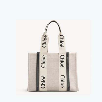 【Chloe】　WOODY　ミディアムトートバッグ