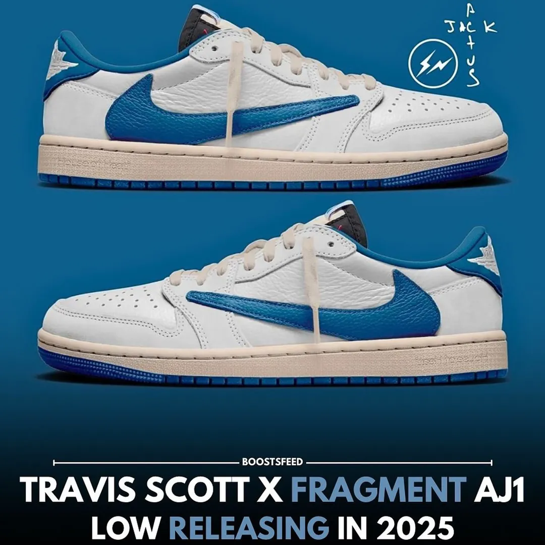 💥🔥2025年【日本限定・先行発売】【新商品発売】❤️A Second fragment x Travis Scott x Air Jordan 1 Low OG Rumored 【本物保証】【代金引換】