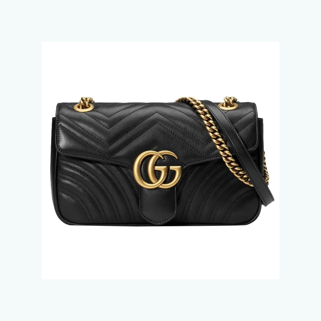 GG(グッチ)〔GGマーモント〕キルティング スモール ショルダーバッグ