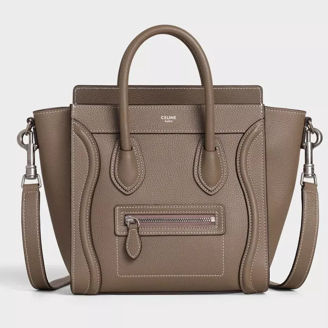 ◆CELINE◆ラゲージ ナノ / ドラムドカーフスキン☆5色