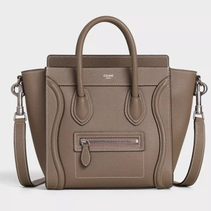 ◆CELINE◆ラゲージ ナノ / ドラムドカーフスキン☆5色