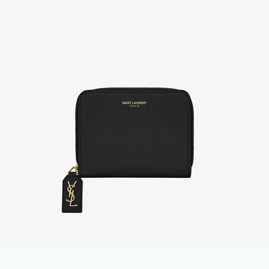 グレインレザーRIVE GAUCHE小さなジップ財布