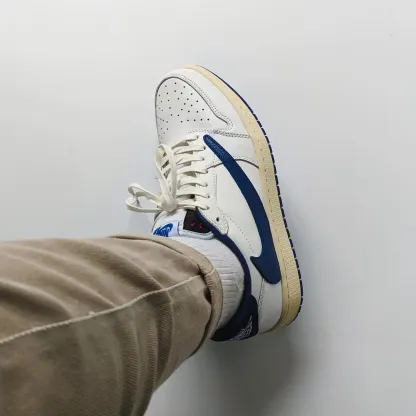 💥🔥2025年【日本限定・先行発売】【新商品発売】❤️A Second fragment x Travis Scott x Air Jordan 1 Low OG Rumored 【本物保証】【代金引換】