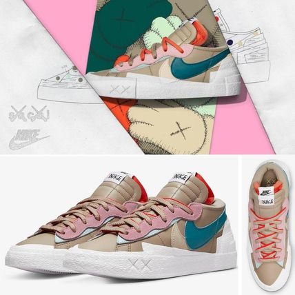 人気コラボ☆ Nike x sacai x KAWS Blazer Low "Reed" (Unisex)