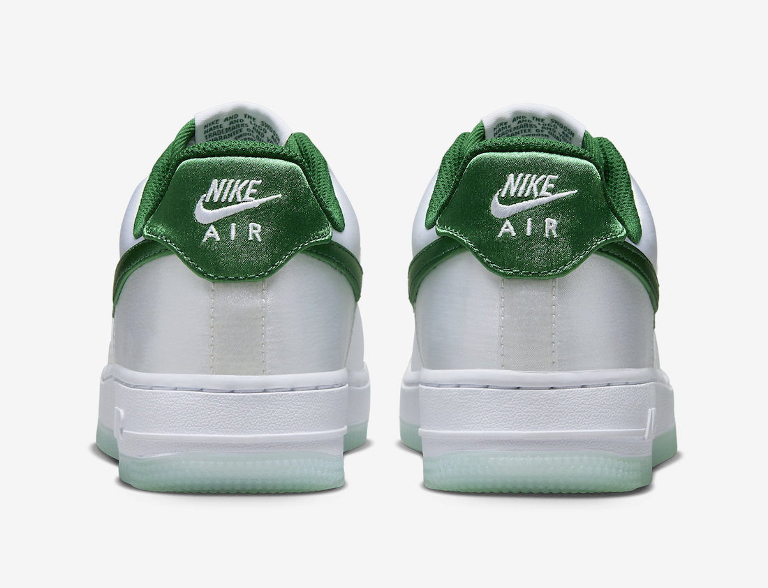 ◆送料無料◆大人気◆Nike Air Force 1 Low "Satin" White/Green◆正規品◆