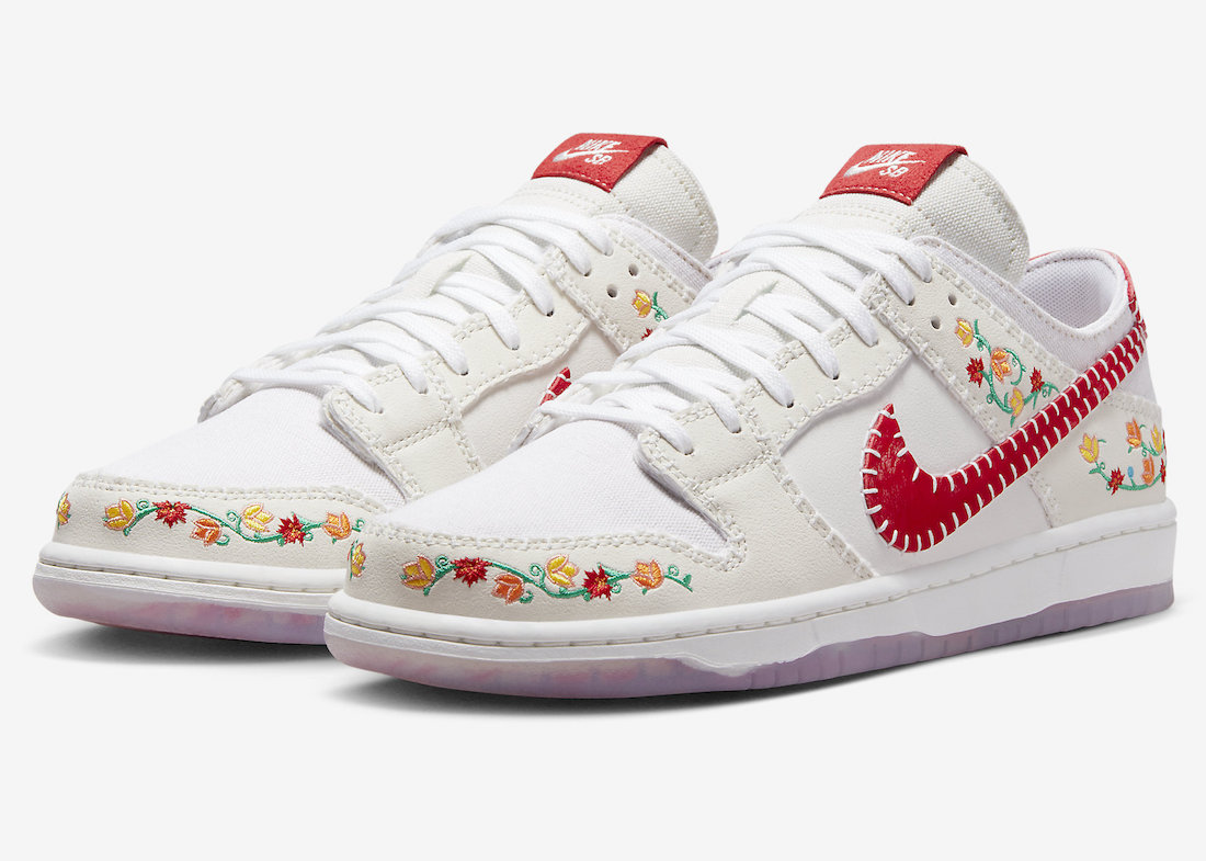 日本未入荷★海外限定★入手困難★Nike SB Dunk Low Decon N7 Sail Red