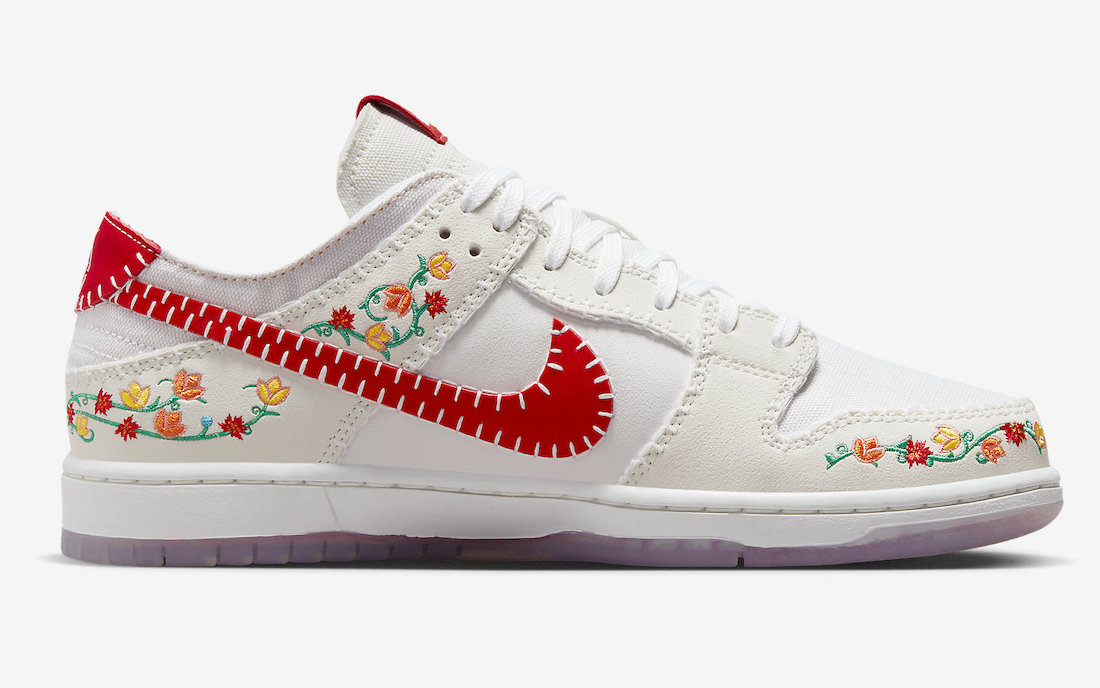 日本未入荷★海外限定★入手困難★Nike SB Dunk Low Decon N7 Sail Red